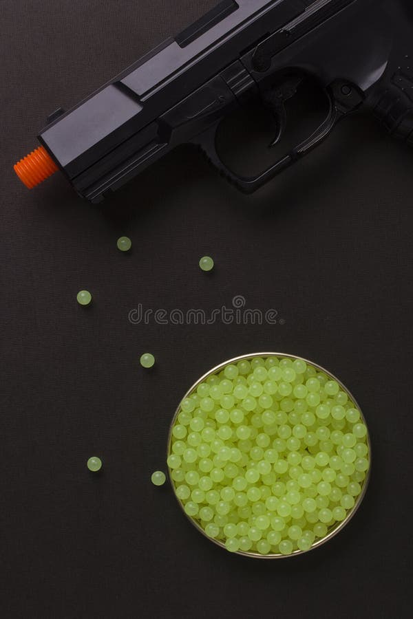 Plastic bullets stock image. Image of handgun, bullets 33720667