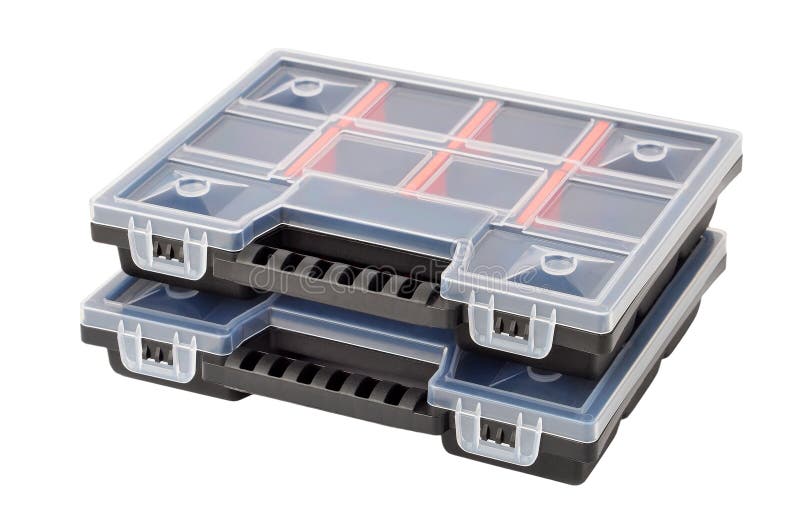 Plastic case for tool stock photo. Image of organized 124935412