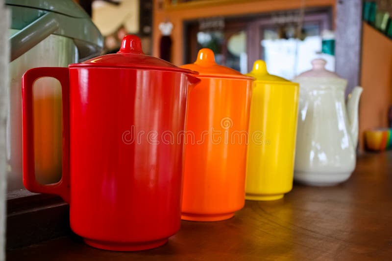 The Colorful of Cased Plastic Pitchers. The Colorful of Cased Plastic Pitchers