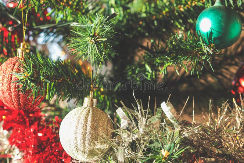 Plastic Christmas Tree Decorations Stock Photo Image of ecofriendly