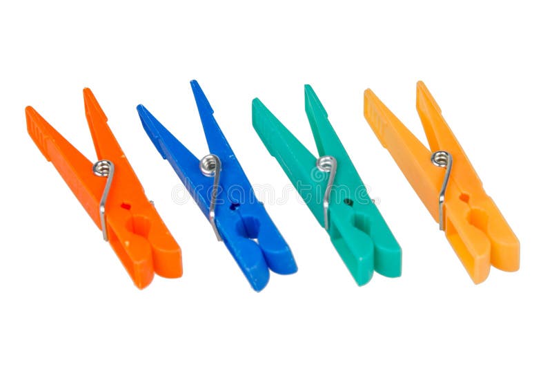 Plastic clothes pegs stock image. Image of background 24708439