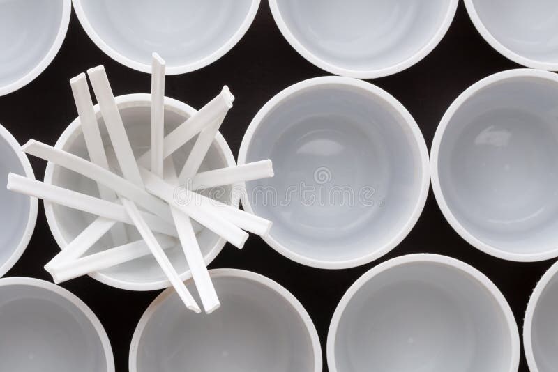 Plastic coffee cup. stock photo. Image of group, plastic 33353942