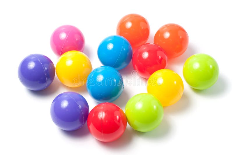 Plastic colored balls stock image. Image of holiday, bright 89414747