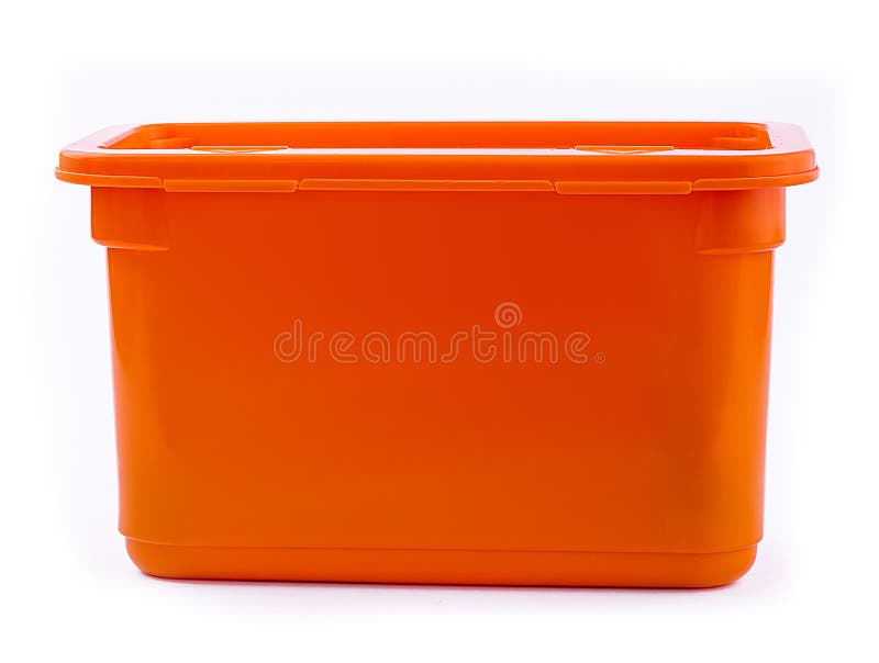 Plastic Container with Laundry Powder Isolated Stock Photo Image of