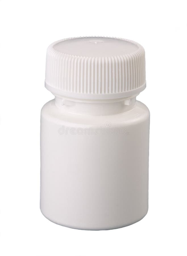 Plastic Container For Medicine Stock Photo Image of blank, cure 8491080