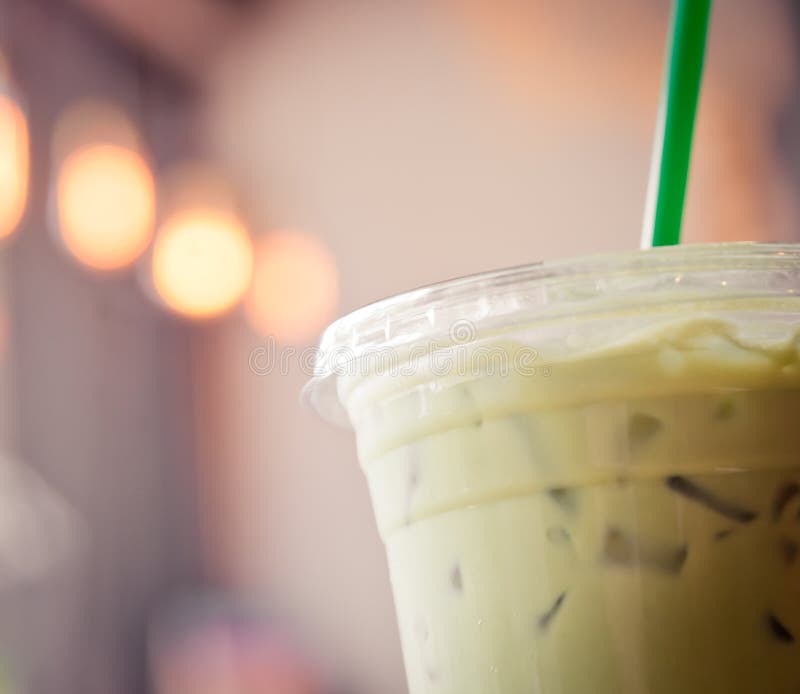 https://thumbs.dreamstime.com/b/plastic-cup-iced-matcha-green-straw-creamy-tone-like-look-instagram-filter-55456440.jpg