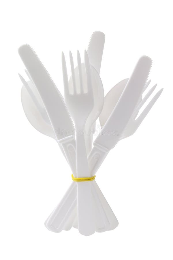 Plastic Cutlery stock photo. Image of plastic, kitchen 58710250