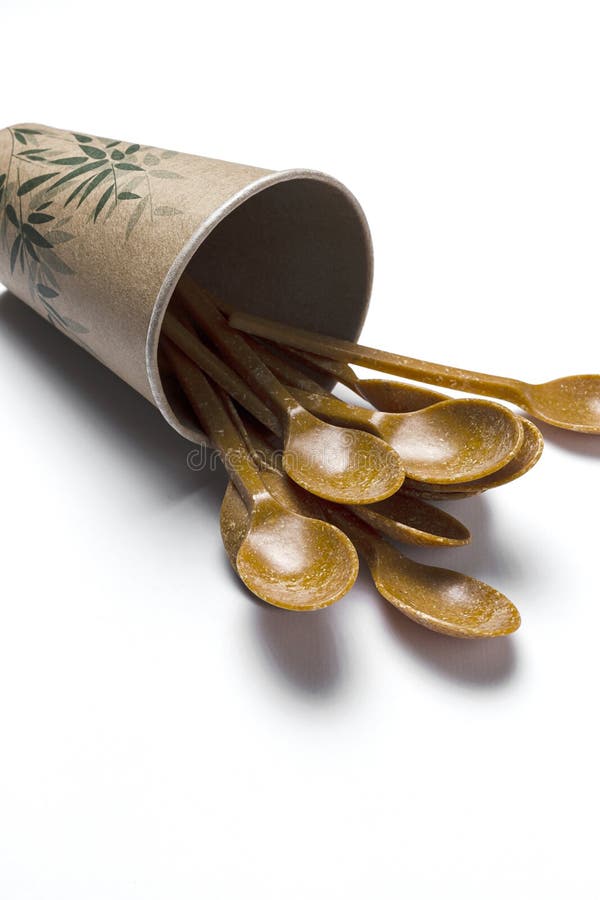 Disposable Plastic Glasses Spoons Stock Photos Free & RoyaltyFree