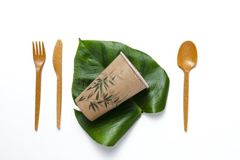 Disposable Plastic Glasses Spoons Stock Photos Free & RoyaltyFree