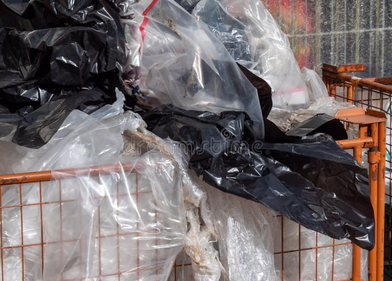 Plastic Films Environmental Pollution Plastic Waste Stock Image Image