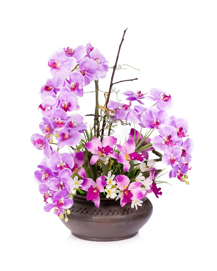 Plastic Flower for Decoration Stock Image Image of decoration, green