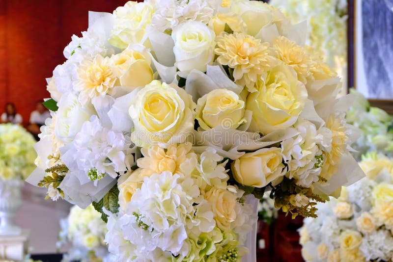 Plastic Flower for Decoration Stock Photo Image of plastic, pattern