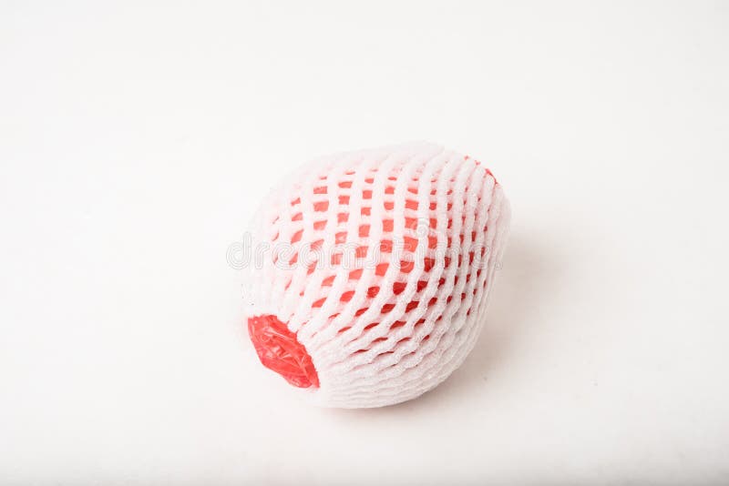 Plastic Foam Stick, Packing, Fruit Wrapping, Packaging Stock Image