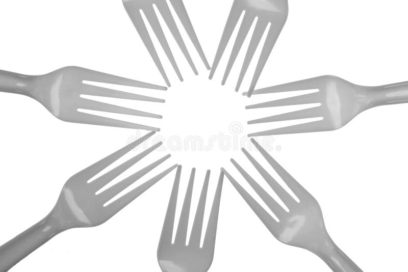 Plastic Fork Design on White Stock Image Image of close, still 553381