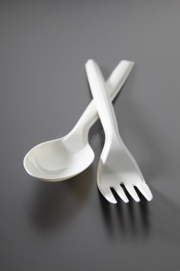 Plastic spoon stock photo. Image of white, object, domestic 13670192