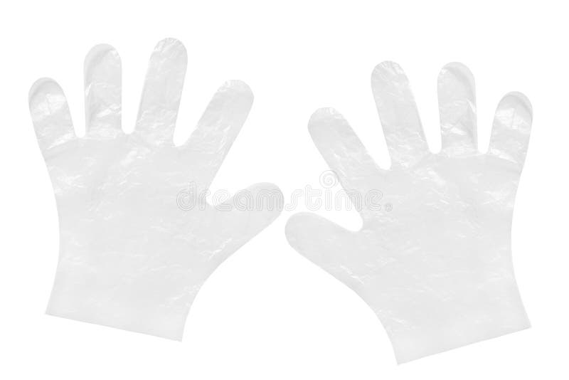 Plastic gloves isolated stock photo. Image of vinyl - 233507532