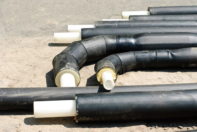 Plastic Heating Pipes before Installation Stock Image Image of