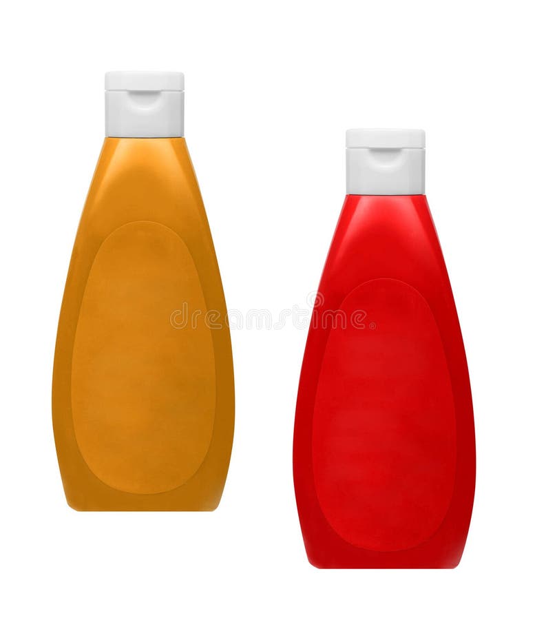 Red Plastic Ketchup Sauce Bottle Stock Image Image of dressing, junk 153705381