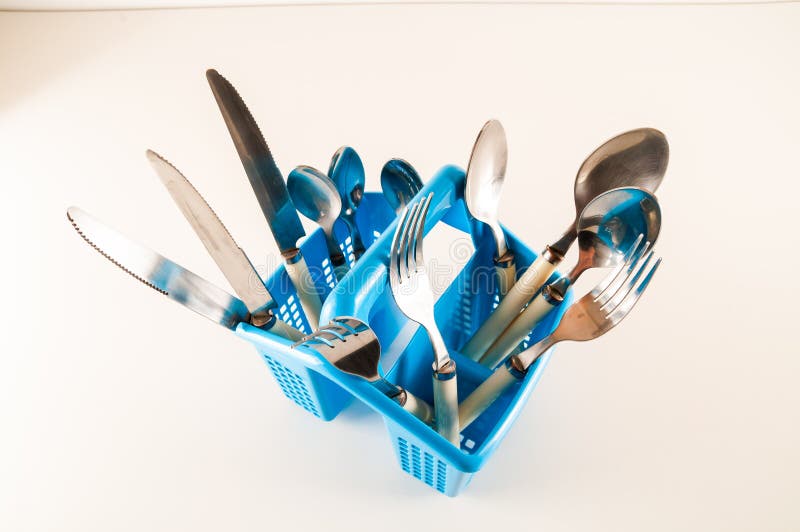 Plastic kitchen utensils stock image. Image of cook 202236717