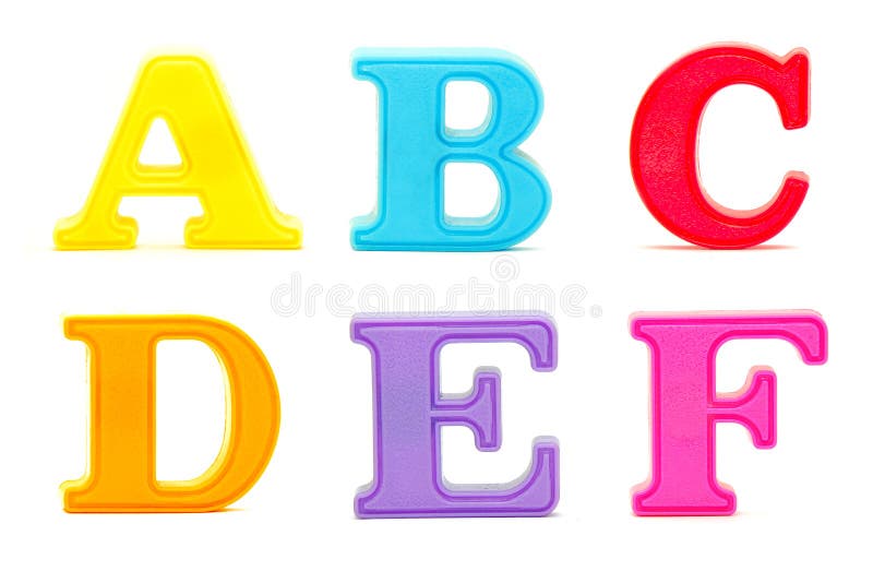 Plastic letters stock photo. Image of isolated, colored 16559716