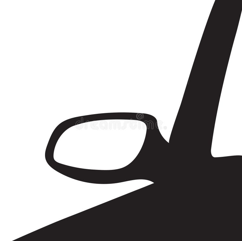 Road Mirror Line Drawing Stock Illustrations 74 Road Mirror Line