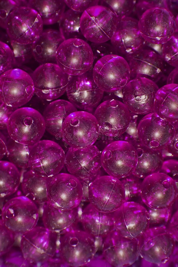 Pink plastic marbles stock image. Image of collar, beads 119105611