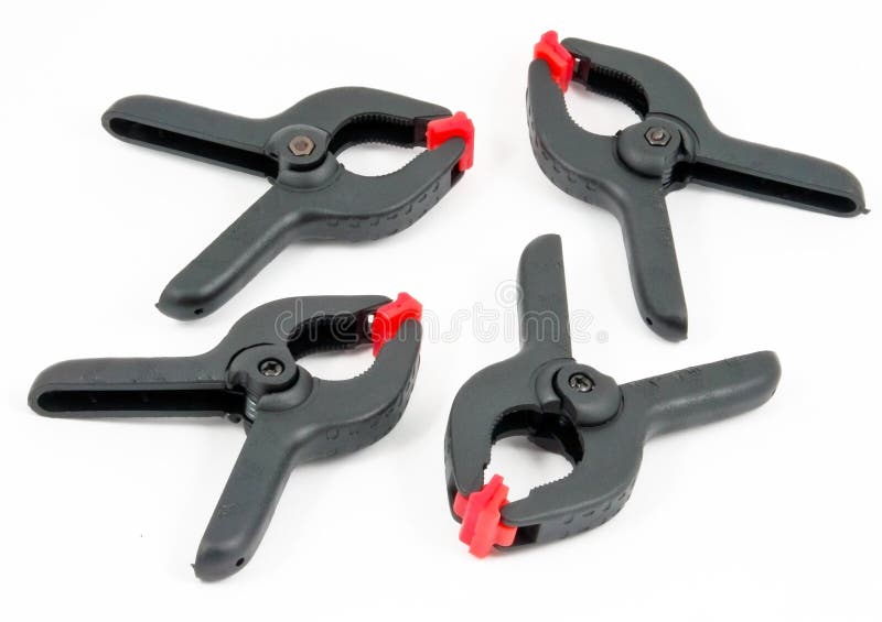 Plastic Mechanical Hand Vise Clamp Stock Image Image of isolated