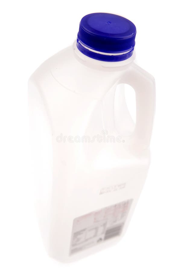 Plastic milk container stock photo. Image of container 9135558