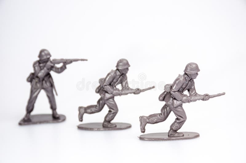 Plastic mini toy soldiers stock photo. Image of weapon 80175968