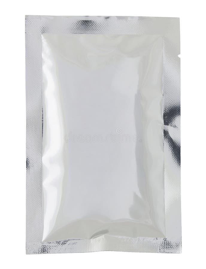 Plastic package bag isolated