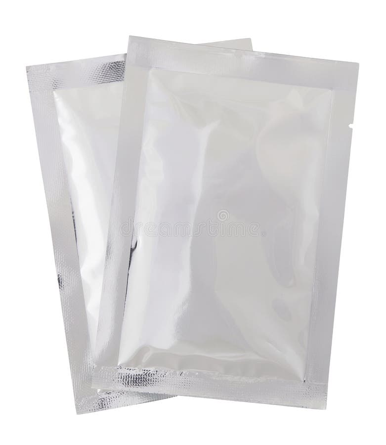 Plastic package bag isolated