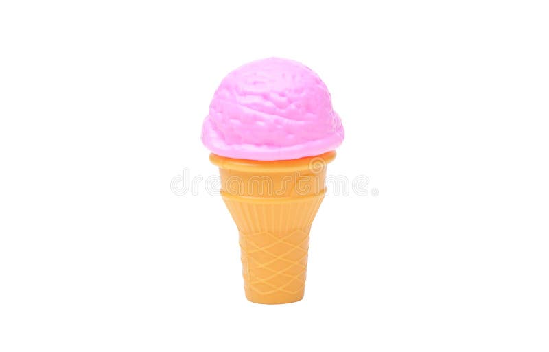 plastic toy ice cream cone