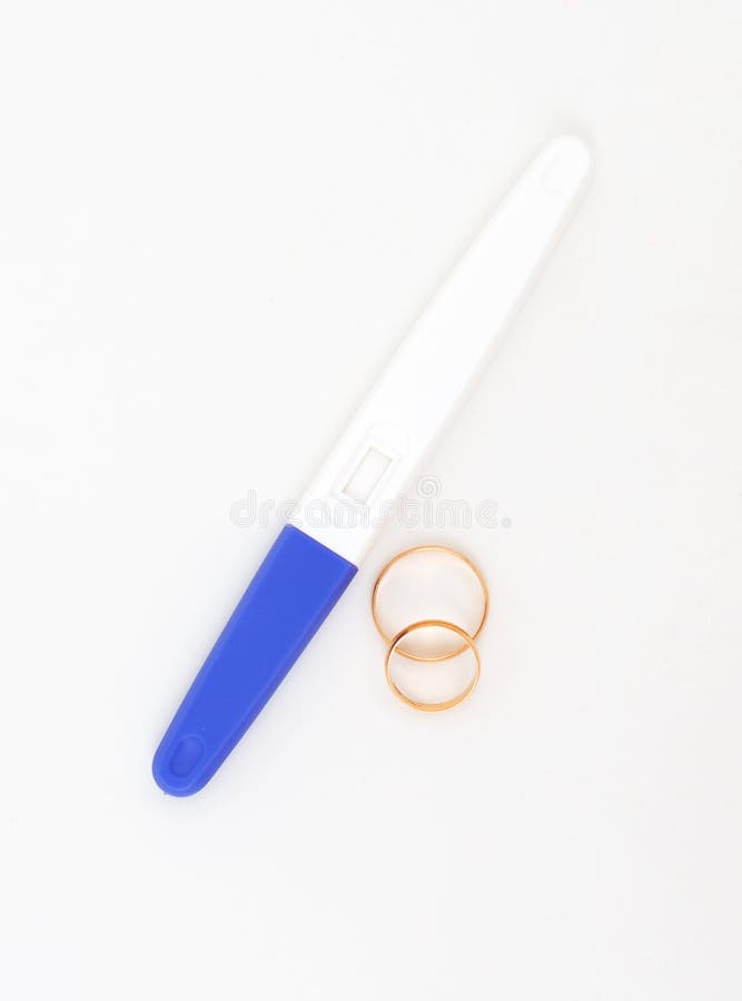 Plastic pregnancy test. stock photo. Image of motherhood 95393792