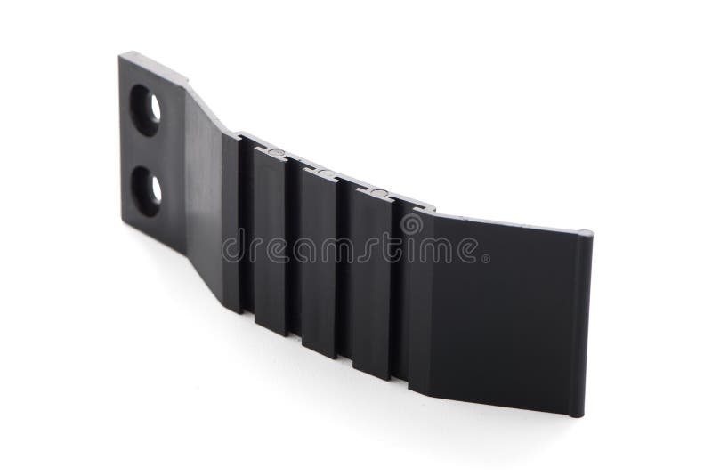Plastic profile accessory stock photo