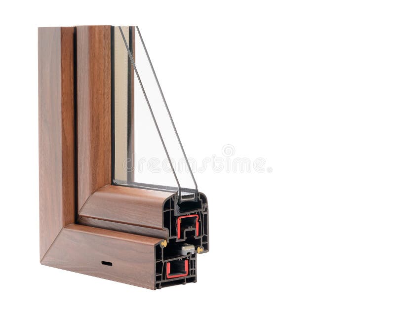 Plastic profile royalty free stock images