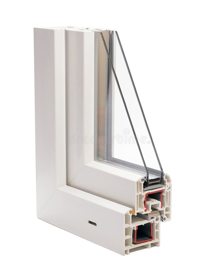 Plastic profile royalty free stock image