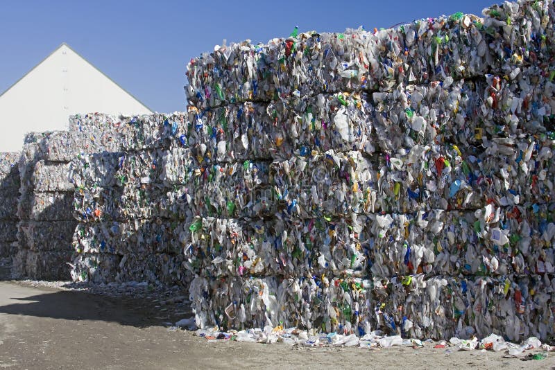 Plastic recycling royalty free stock images Plastic recycling royalty free stock images