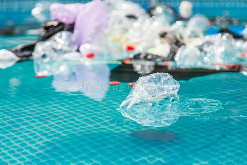 Plastic Recycling, Pollution and Environmental Concept Environmental