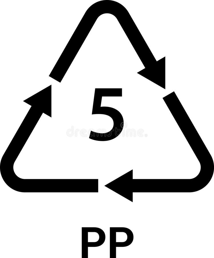Plastic recycling symbols Poster, Print Vector Illustration. vector illustration