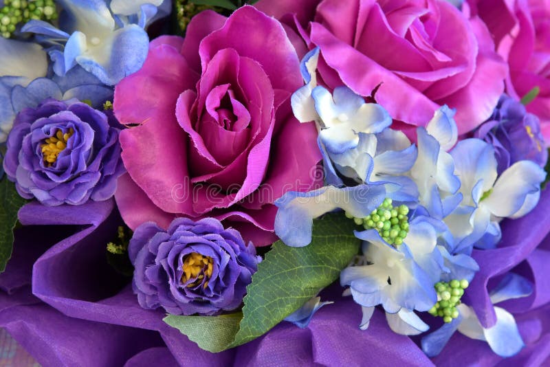 Plastic roses-beautiful colors of plastic flowers royalty free stock photos Plastic roses-beautiful colors of plastic flowers royalty free stock photos
