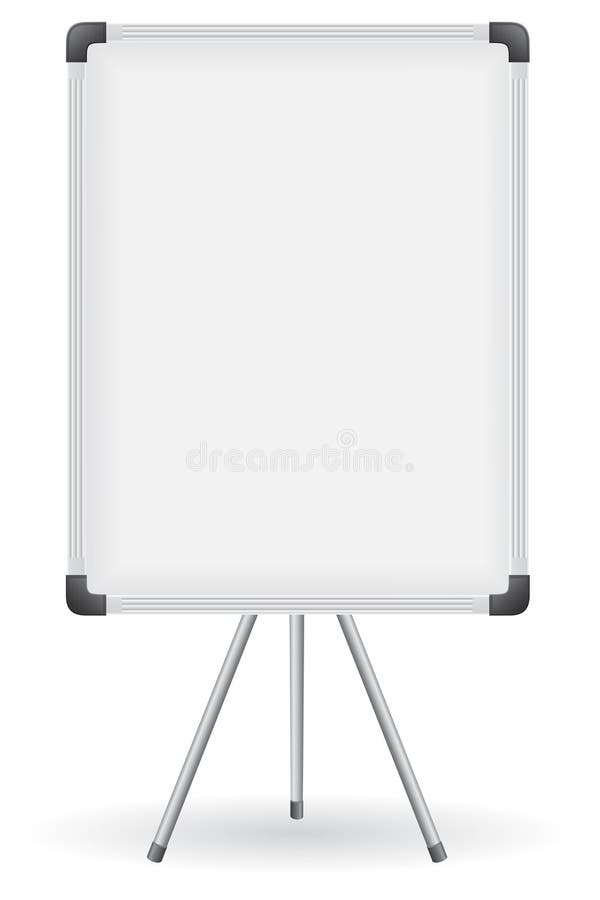 Plastic school board for writing marker vector ill