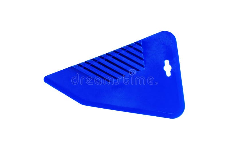 Plastic Spatula for Wallpaper Stock Image Image of construction