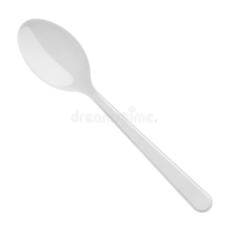 Plastic Spoon Isolated On White Stock Photo Image of picnic, kitchen