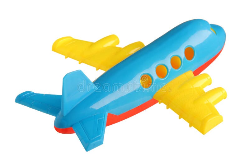 Plastic Speelgoed Vliegtuig Stock Afbeelding - Image of plastiek, speelgoed: 76265017