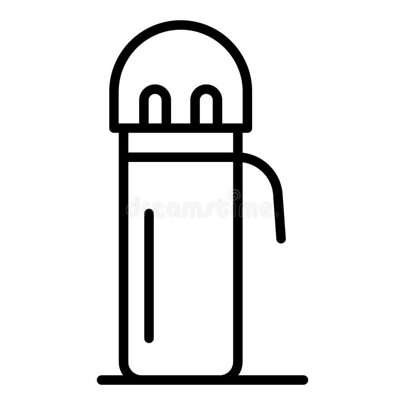 Thermos line icon. Monochrome simple Thermos outline icon for templates,  web design and infographics Stock Vector Image & Art - Alamy