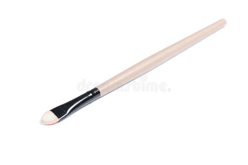 Plastic thin makeup brush stock photo. Image of macro 142475024