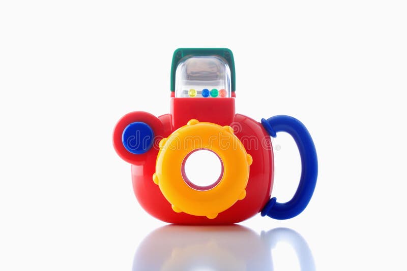 Toy Camera stock image. Image of play, plastic, isolated 9056527