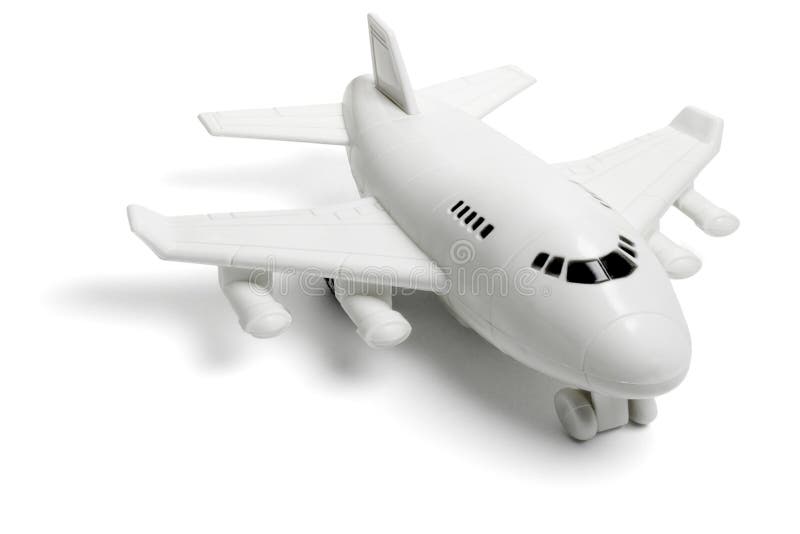 Plastic toy jet plane