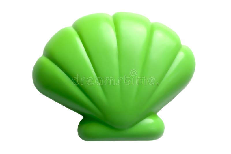 Plastic toy seashell