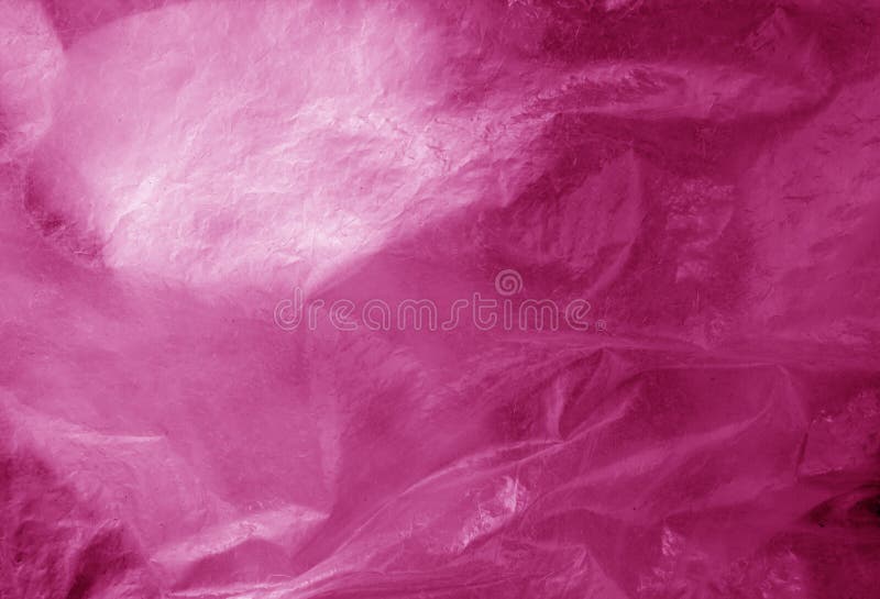 Plastic Transparent Old Wrap Texture in Pink Stock Image Image of